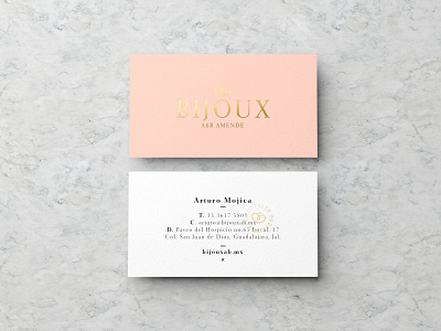 Bijoux brand branding design gold identity jewelry menta picante pink