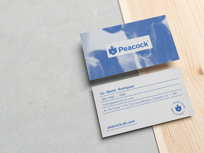 Peacock - Business cards