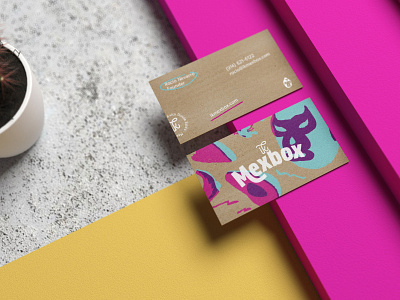 Ik Mexbox - Business cards brand branding design icon identity logo logotype mexican stationery