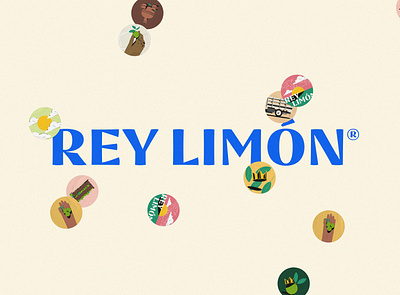 Rey Limon - Logotype brand branding design fresh icon identity illustration lemon logo logotype vector
