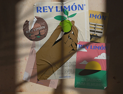 Rey Limon poster animation brand branding design icon identity illustration logo logotype menta picante vector