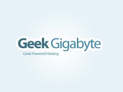 Geek Gigabyte blue geek hosting light blue nerd web hosting