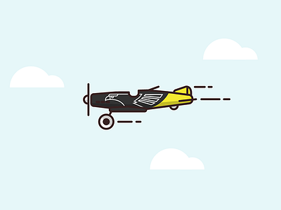 Nazi plane eagle flight game illustration linework mobile nazi plane sky unity vector
