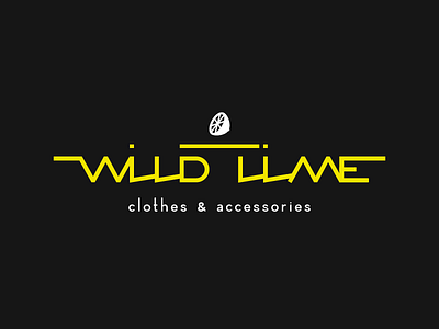 Wild Lime illustration lettering lime logo logotype shop text type vector wild