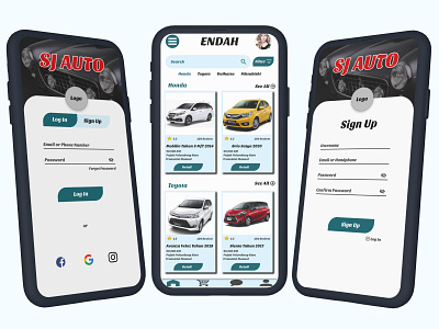 Car Sales Mobile App app design graphic design illustration typography ui