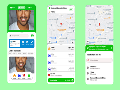 First Project.. Redesign Gojek Apps app design mobile ui uidesign