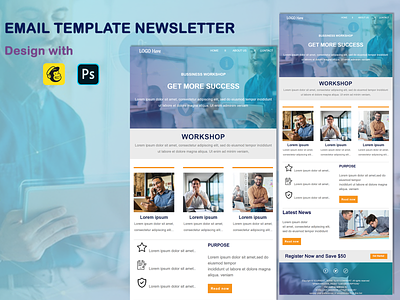 **EMAIL TEMPLATE NEWSLETTER** email email campaing email newsletter email template mailchimp mailchimp template