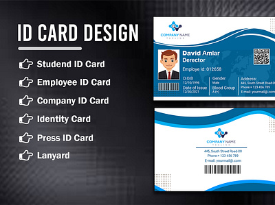 STUDENT & EMPLOYE ID CARD DESIGN business card card design em graphic design idcard vector