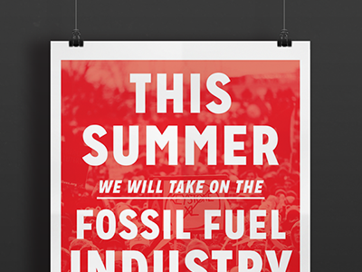 350.org Campaign Poster campaign flyer fossil fuels poster print