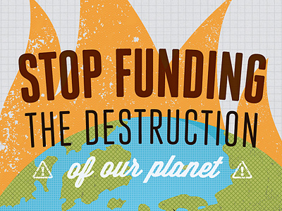 Fossil Free Tour banner