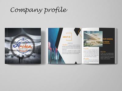 Company Profile branding businessprofile company profile design graphic design illustration