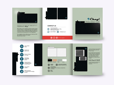 Brochure Design - Chagi brochure design icon vector