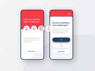 Do you need the app? App Concept app design ios iphone mobile red survey ui ux