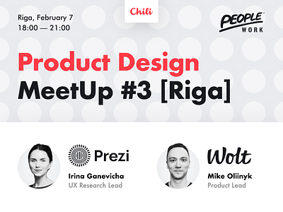 Product Design MeetUp #3 in Riga! customer feedback meetup networking product design research riga