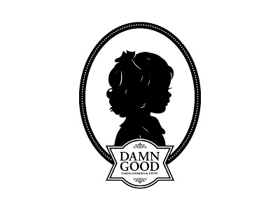 Damn Good bakery branding logo vector