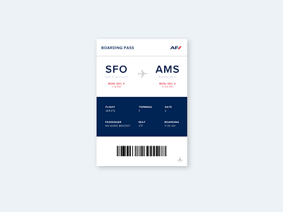 Boarding Pass board boarding boarding pass daily daily ui flight mobile pass ui