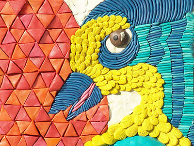 bird bird colorsdetails plasticine