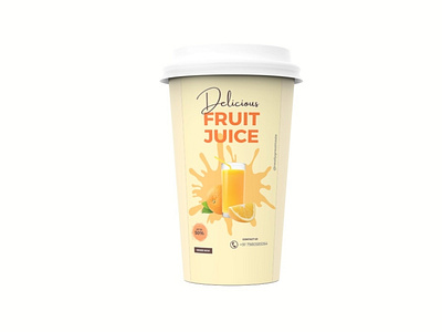 Mockup Design for Fruit Juice Brand