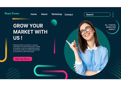 Landing Page for a Website