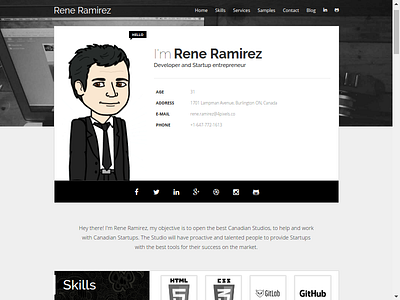 Personal Portfolio Website journal personal portfolio prototype