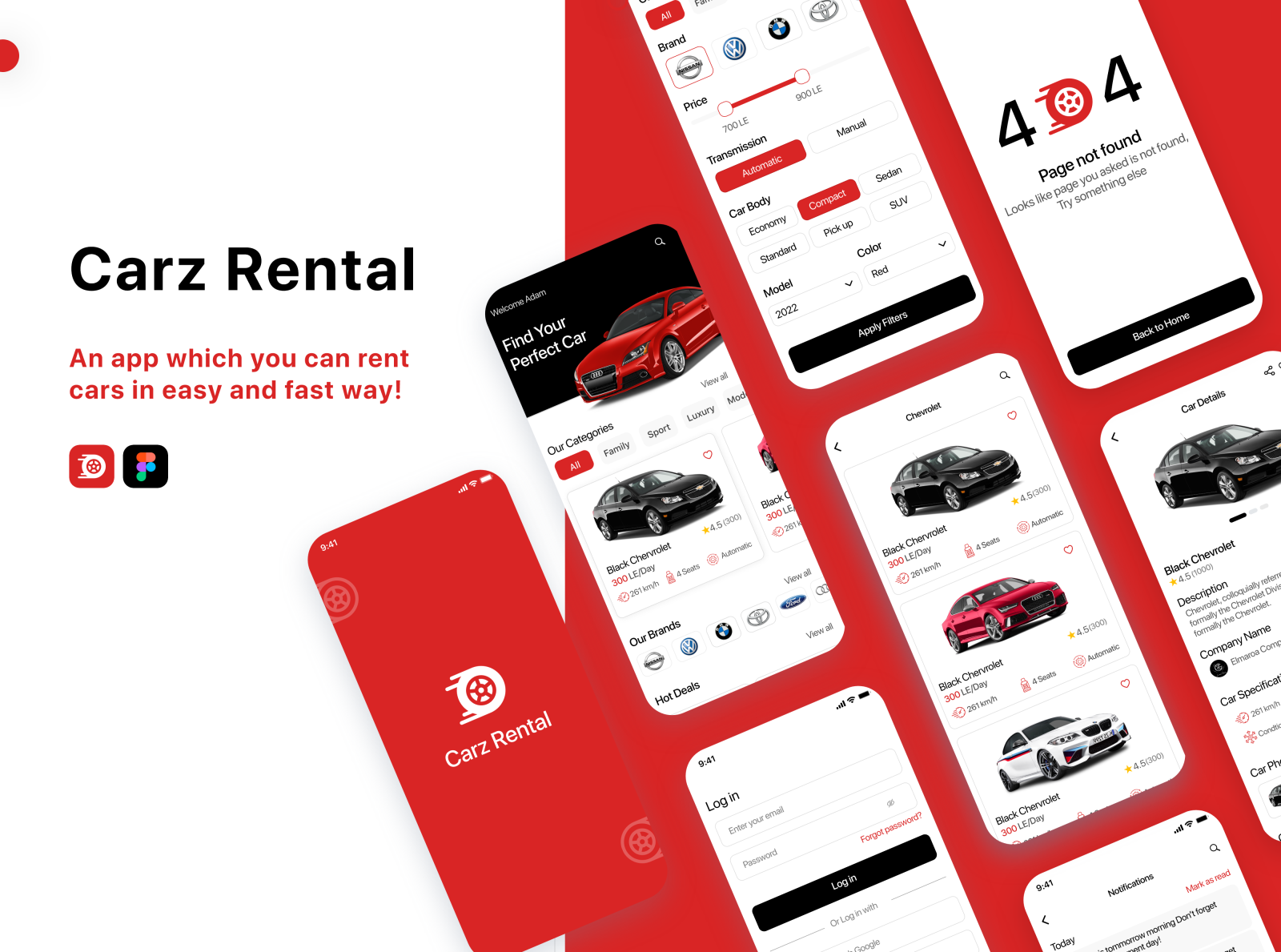 Cars rental mobile app by Mai Atef on Dribbble