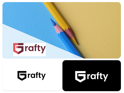 Grafty Logo- Design By Shubham Mishra art branding conce designthinking graphic design illustration logo logo design logodesign logodesigner mockups ui vector