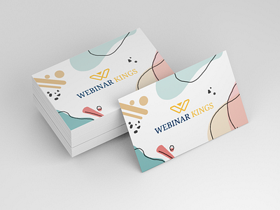 Webinar Kings Logo Mockups design graphic design illustration logo logo design mockups