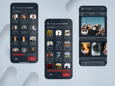 Smart app for watching movies and series app app ios dailyui design designer screen app ui ui design ux