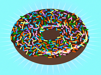 Pregnancy craving #1: chocolate donut chocolate donut food rainbow sprinkles texture