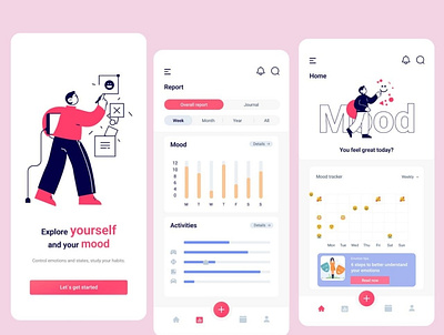 Mobile application design branding design figma illustration mobile app mobile app design mobile application mobile application design ui ux vector