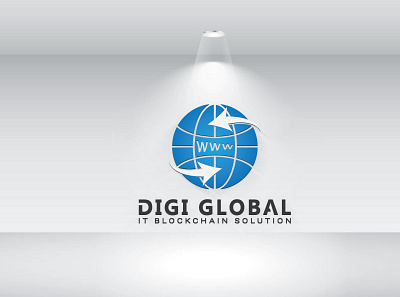Digi global logo branding design graphic design icon illustration logo