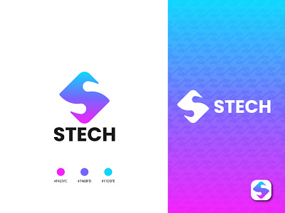 S letter logo design branding design graphic design icon illustration logo s letter logo s logo stech