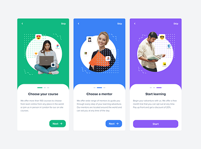 Onboarding Process dailyui design figma ui