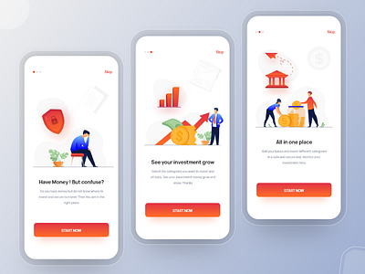 Investment App Splash Screen Design