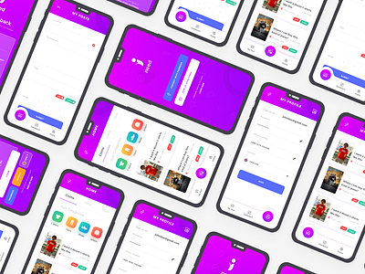 iNeed app UI design Project