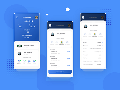 Car Repositories app UI Design