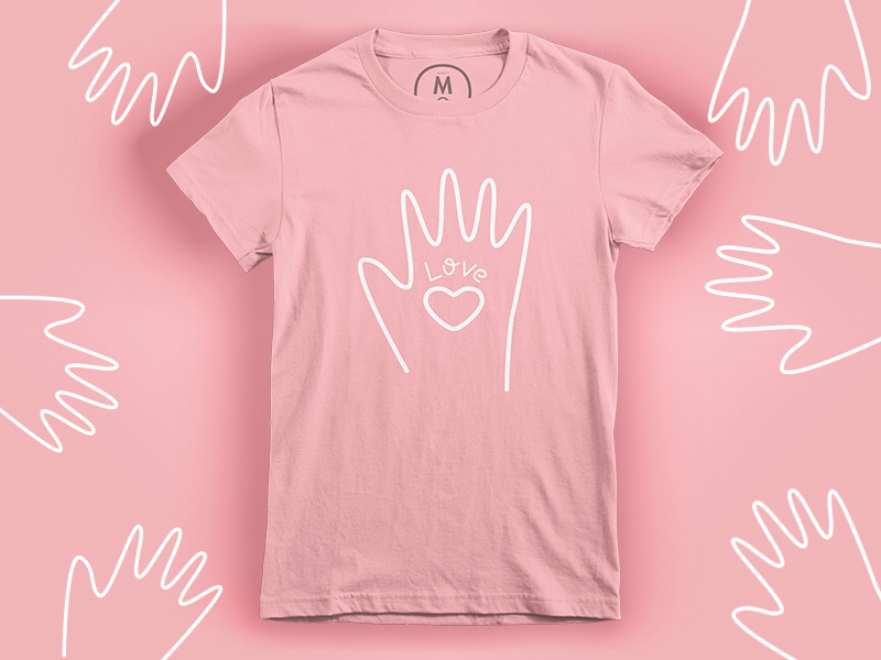 High five love digital illustration vector share love love pixel art vector art adobeillustrator adobephotoshop