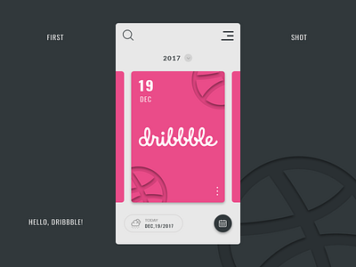 Dribbble app interface ios search ui user experience user interface ux