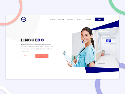 Linguedo - Landing Page design landing landing page ui user experience user interface ux website