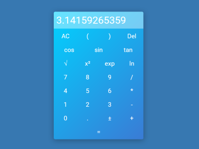 Daily UI #004 - Calculator