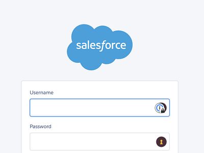 Salesforce Login Screen branding logo