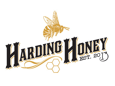 Harding Honey logo concept 1 logo