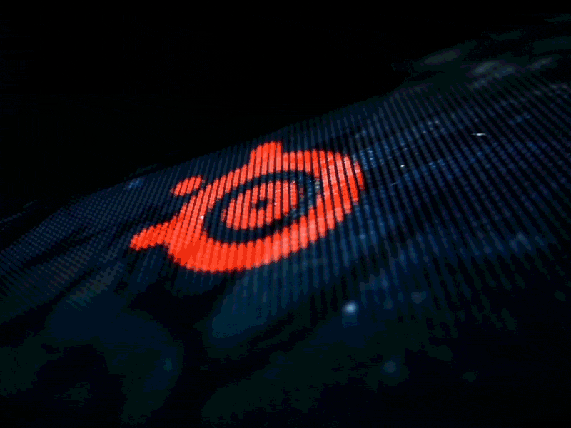 Steelseries intro clip dots glitch intro logo reveal steelseries tech
