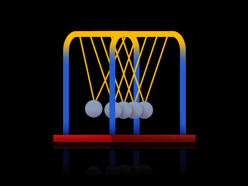 Newton balls by SorenWorks on Dribbble