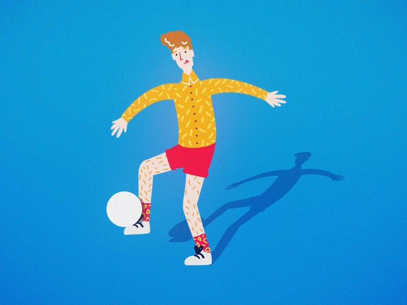 Sam Juggling a soccer ball