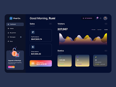 Dashboard - Web 3d animation app branding design designer graphic design illustration landing page landing page design logo motion graphics template typography ui ui.ruman ux vector web design website design