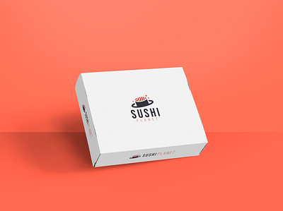 Sushi Planet logo design branding design graphic design icon logo vector
