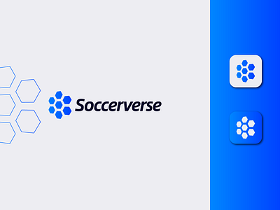 Soccerverse logo design branding design graphic design icon logo