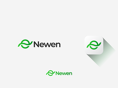 Newen logo design branding design graphic design icon logo vector