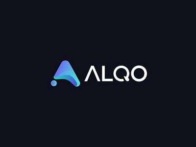 ALQO Logo animation blob build crypto cryptocurrency drip flow gradient liquid logo water waves wavy